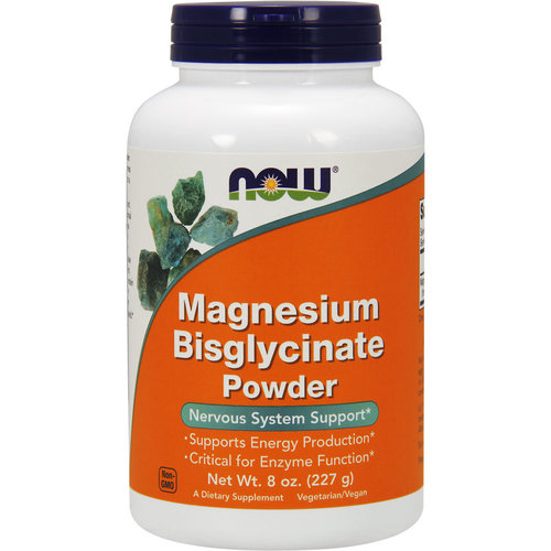 NOW Magnesium Bisglycinate Powder 227 г