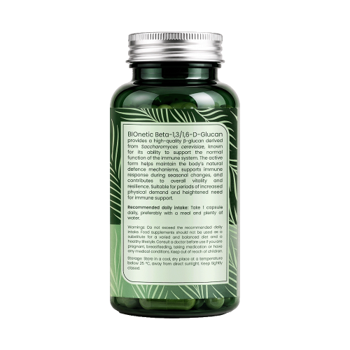 BIONETIC Beta-1,3/1,6-D-Glucan 60 капсули