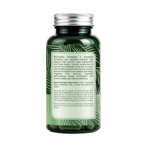BIONETIC Choline + Inositol 60 капсули