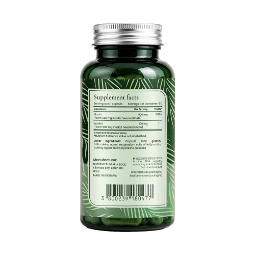 BIONETIC Flush-Free Niacin 60 капсули