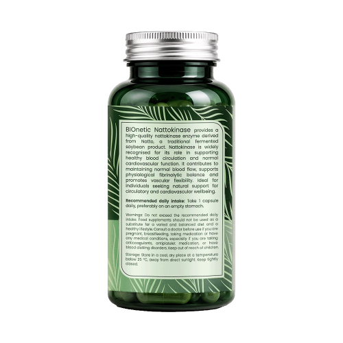 BIONETIC Nattokinase 2000 FU 60 капсули