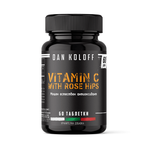 DAN KOLOFF Vitamin C with Rose Hips 60 таблетки