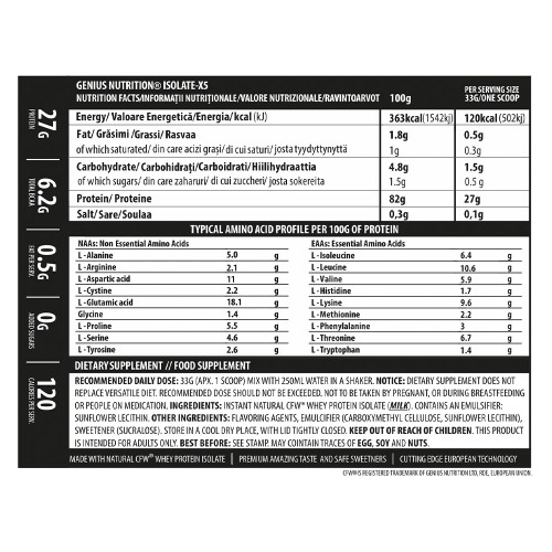 GENIUS NUTRITION Isolate-X5 2000 г