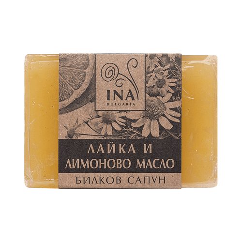 INA ESSENTIALS Билков Сапун Лайка и Лимоново Масло 105 г