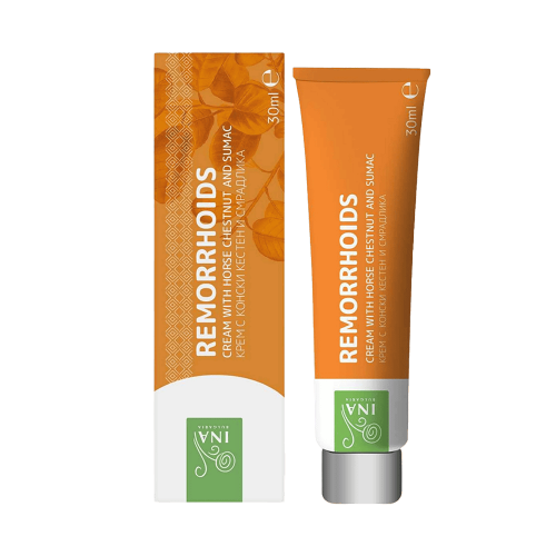 INA ESSENTIALS Remorrhoids Крем Конски кестен и Смрадлика 30 мл