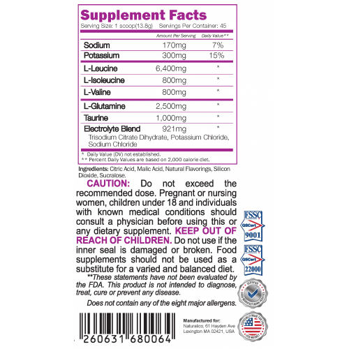 NATURALICO BCAA Recovery 8:1:1 621 г
