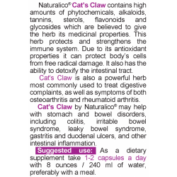 NATURALICO Cat's Claw 60 капсули