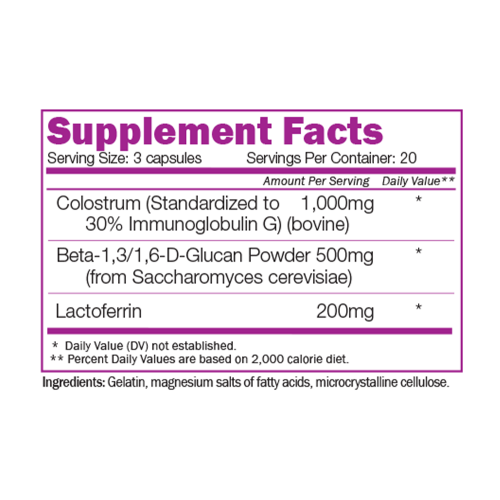NATURALICO Colostrum Mega Strength 60 капсули