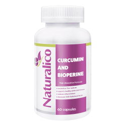 NATURALICO Curcumin And Bioperine 60 капсули