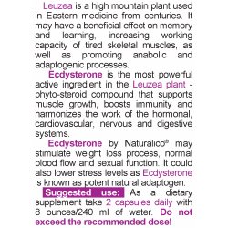 NATURALICO Ecdysterone 60 капсули