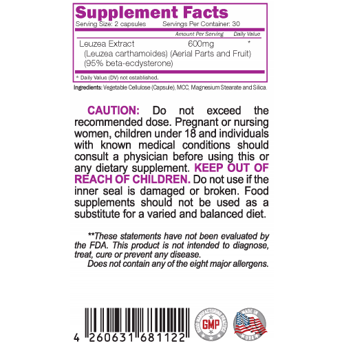 NATURALICO Ecdysterone 60 капсули