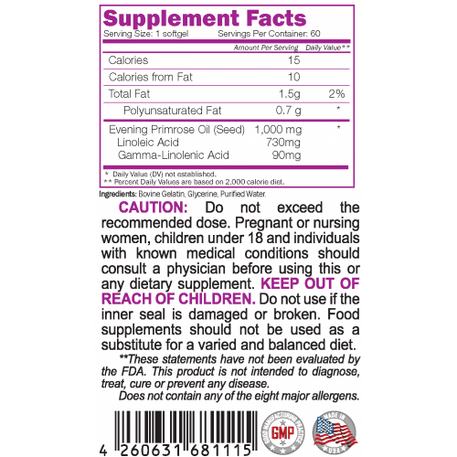 NATURALICO Evening Primrose 60 меки капсули