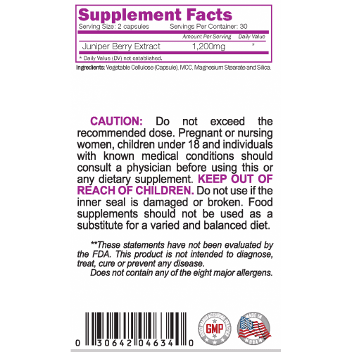 NATURALICO Herbal Diuretic 60 капсули