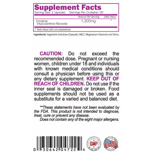 NATURALICO Inosine 60 капсули