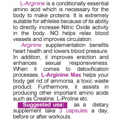 NATURALICO L-Arginine Max 60 капсули
