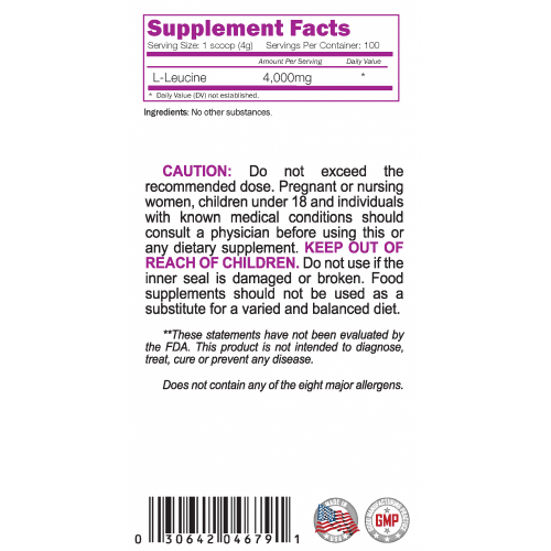 NATURALICO L-Leucine Powder 400 г