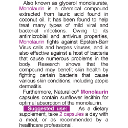 NATURALICO Monolaurin 60 капсули