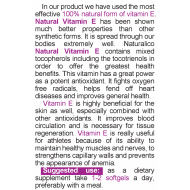 NATURALICO Natural Vitamin E 400 IU 60 меки капсули