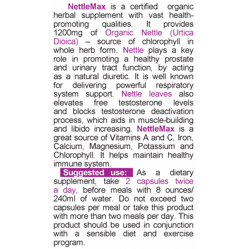 NATURALICO Nettle Max 60 капсули