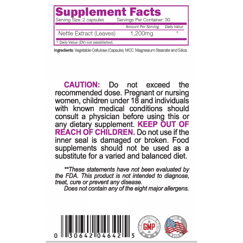 NATURALICO Nettle Max 60 капсули