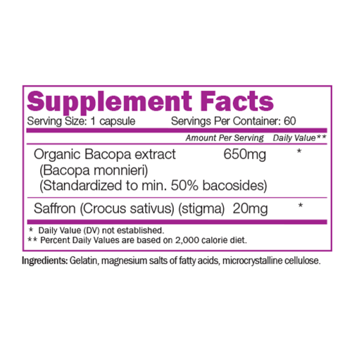NATURALICO Organic Bacopa 60 капсули