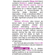 NATURALICO Sleep Aid 60 таблетки