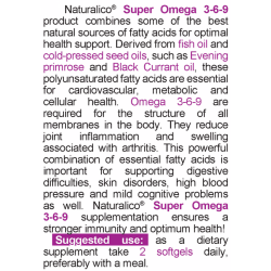NATURALICO Super Omega 3-6-9 90 меки капсули