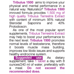 NATURALICO Tribulus 1500 60 таблетки