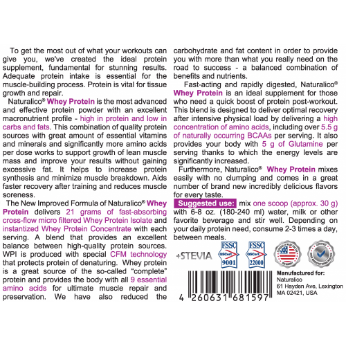 NATURALICO Whey Protein 907 г