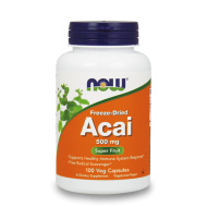NOW Acai 500 мг 100 растителни капсули