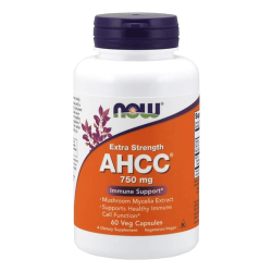 NOW AHCC 750 мг 60 капсули