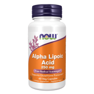NOW Alpha Lipoic Acid 250 мг 60 растителни капсули