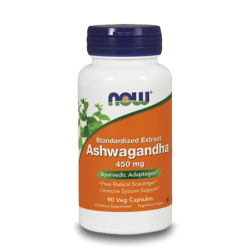 NOW Ashwagandha 450 мг 90 растителни капсули