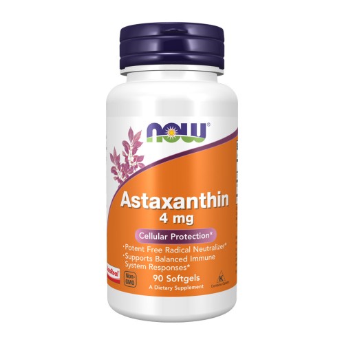 NOW Astaxanthin 4 мг 90 меки капсули