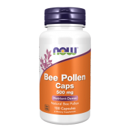 NOW Bee Pollen 500 мг 100 капсули