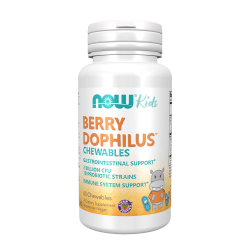 NOW Berrydophilus 2 billion 60 дъвчащи таблетки