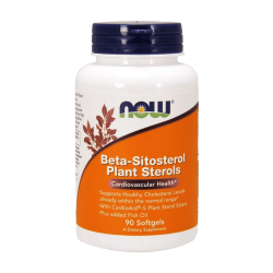 NOW Beta-Sitosterol Plant Sterols 90 меки капсули