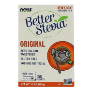 NOW Better Stevia Zero Calorie Sweetener 100 пакета