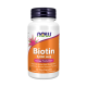 NOW Biotin 5000 мкг 60 растителни капсули