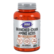 NOW Branched Chain Amino Acids 120 капсули