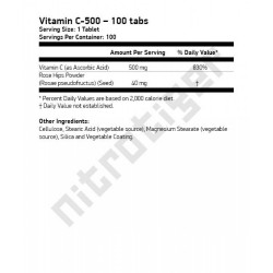 NOW C-500 with Rose Hips 100 таблетки