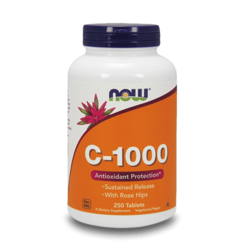 NOW C-1000 Sustained Release with Rose Hips 250 таблетки