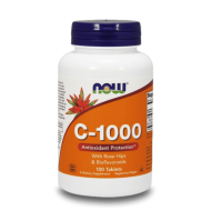 NOW C-1000 with Rose Hips And Bioflavonoids 100 таблетки