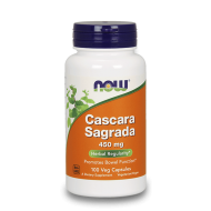 NOW Cascara Sagrada 450 мг 100 капсули
