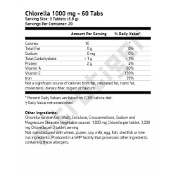 NOW Chlorella 1000 мг 60 таблетки