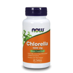 NOW Chlorella 1000 мг 60 таблетки