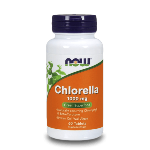 NOW Chlorella 1000 мг 60 таблетки