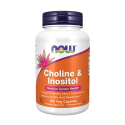 NOW Choline & Inositol 100 растителни капсули 