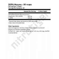 NOW Dopa Mucuna 90 растителни капсули