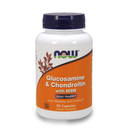 NOW Glucosamine, Chondroitin plus MSM 90 капсули